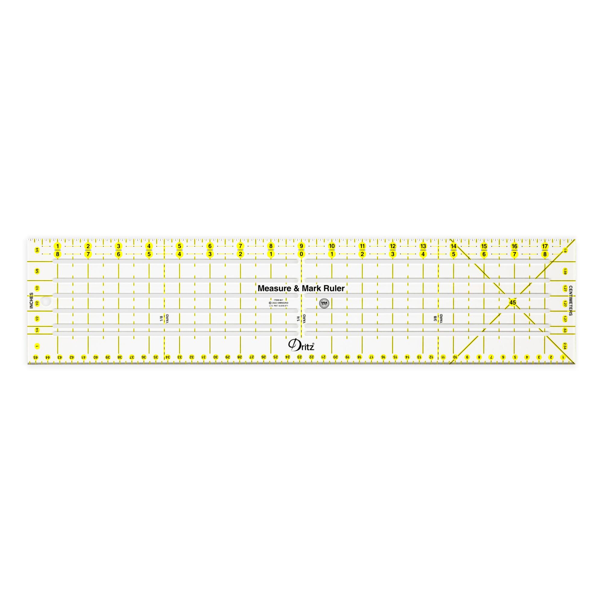 Dritz® Clear Measure & Mark Ruler